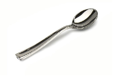Mini cuillère argentée 9.5 cm